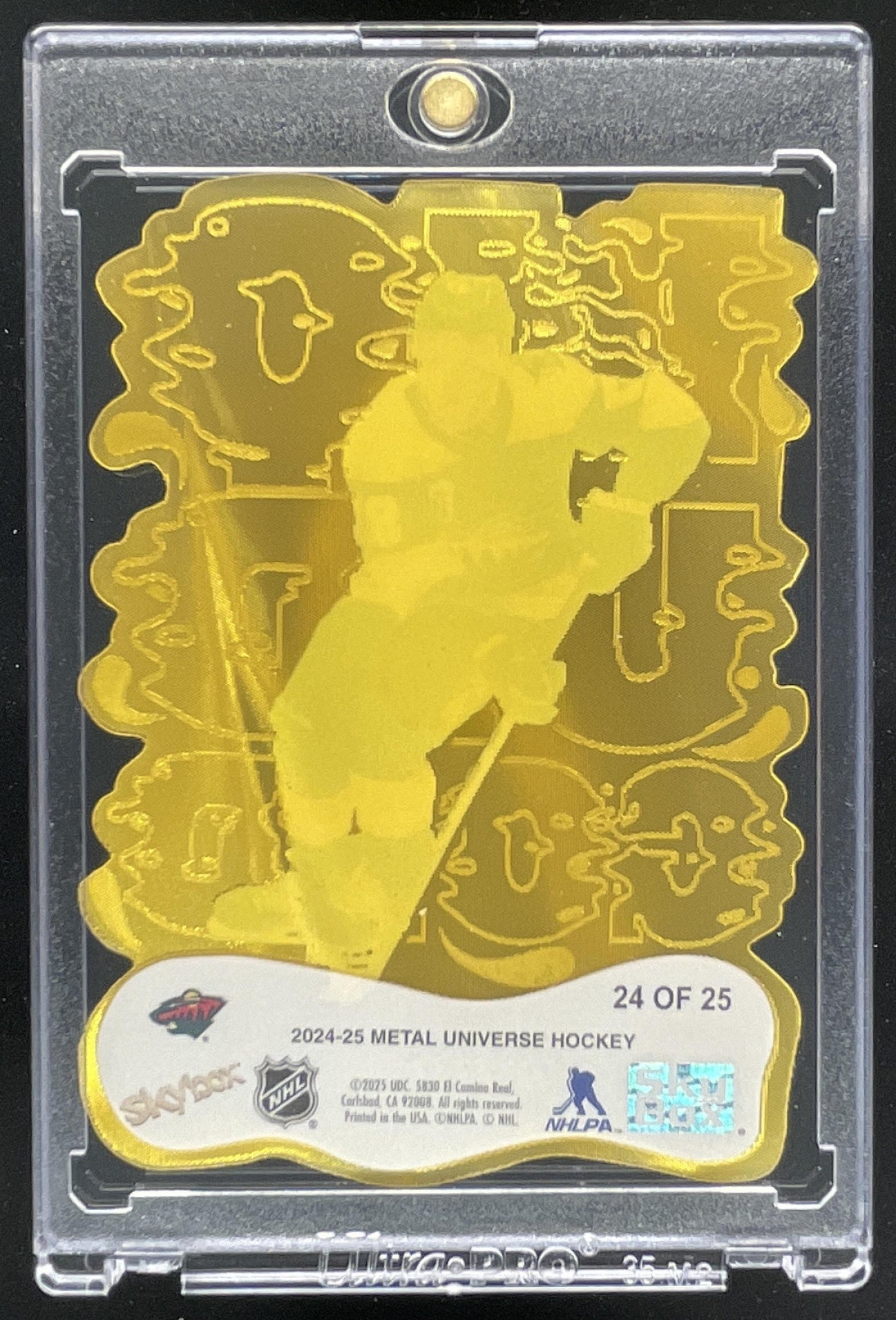 2024 Upper Deck Skybox Metal Universe Liquid Gold #24 of 25 Kirill