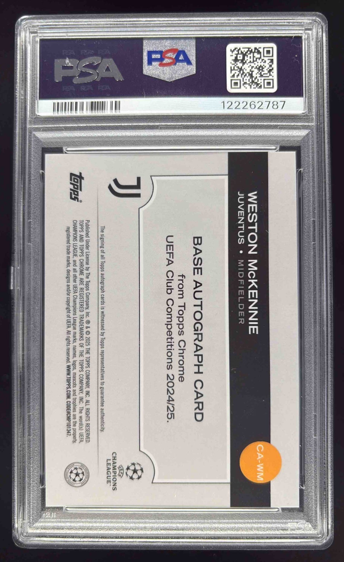 2024-25 Topps Chrome Red Geometric Refractor #CAWM Weston