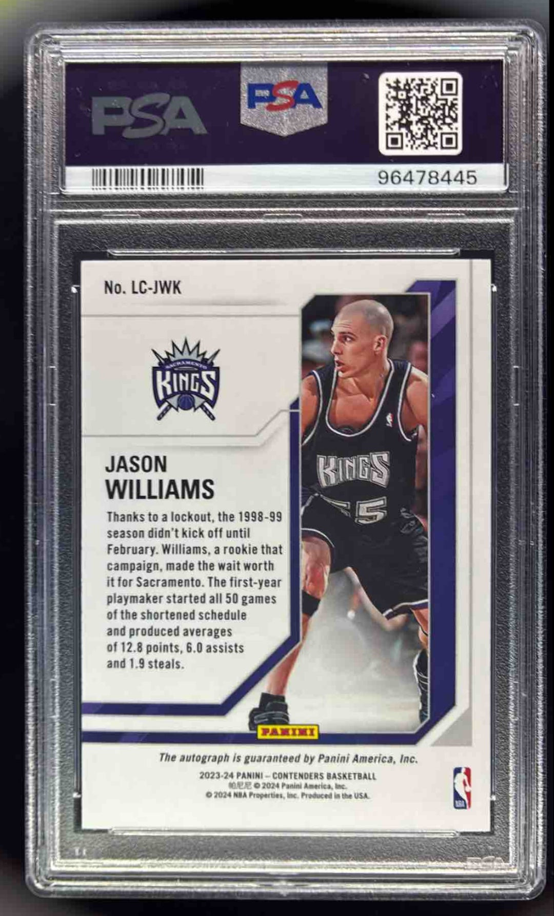 2023 Panini Contenders Legendary Bronze #LC-JWK Jason