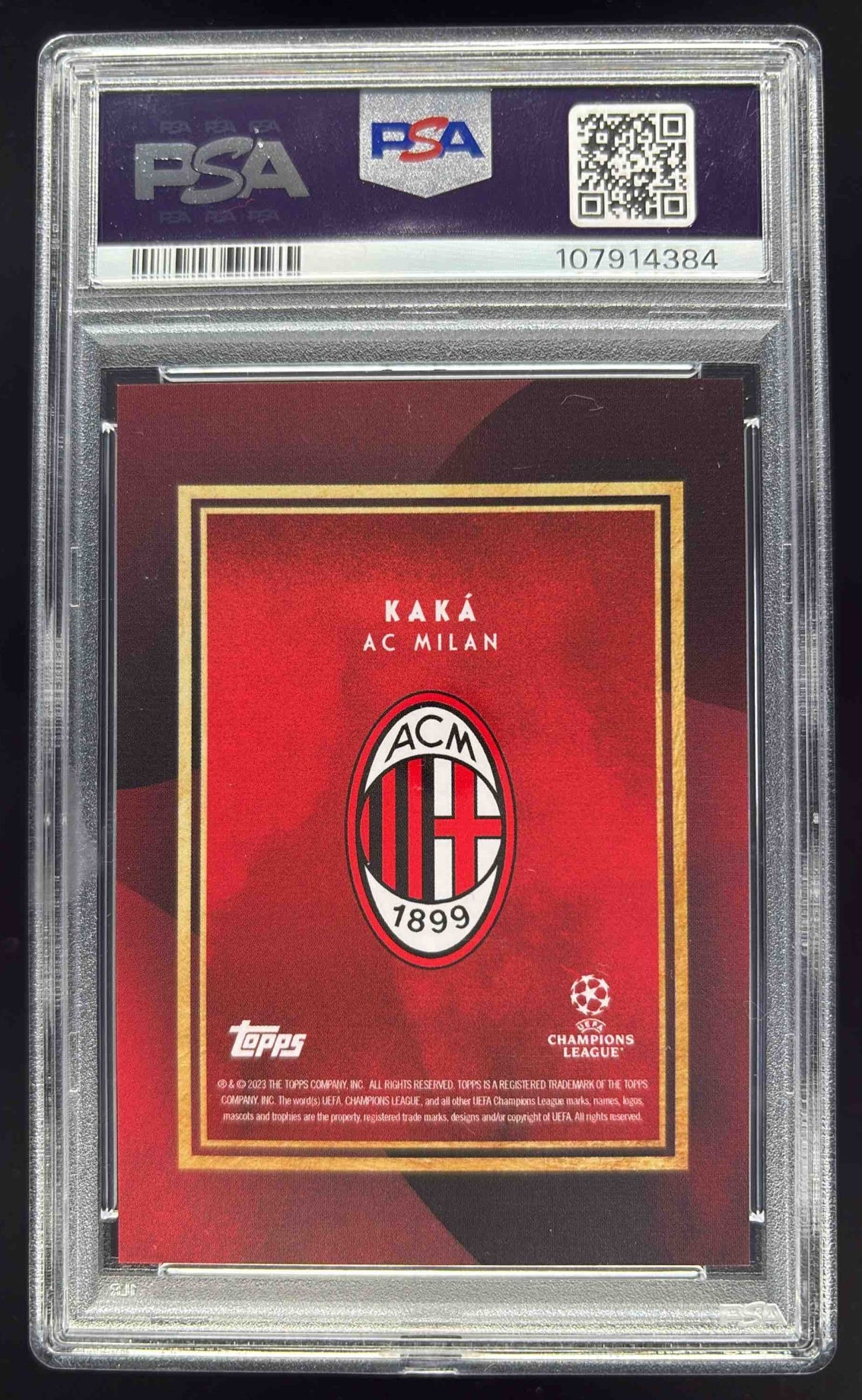 Topps UEFA KAKA カカ SP カード Variation card 2023-24 Topps Chrome