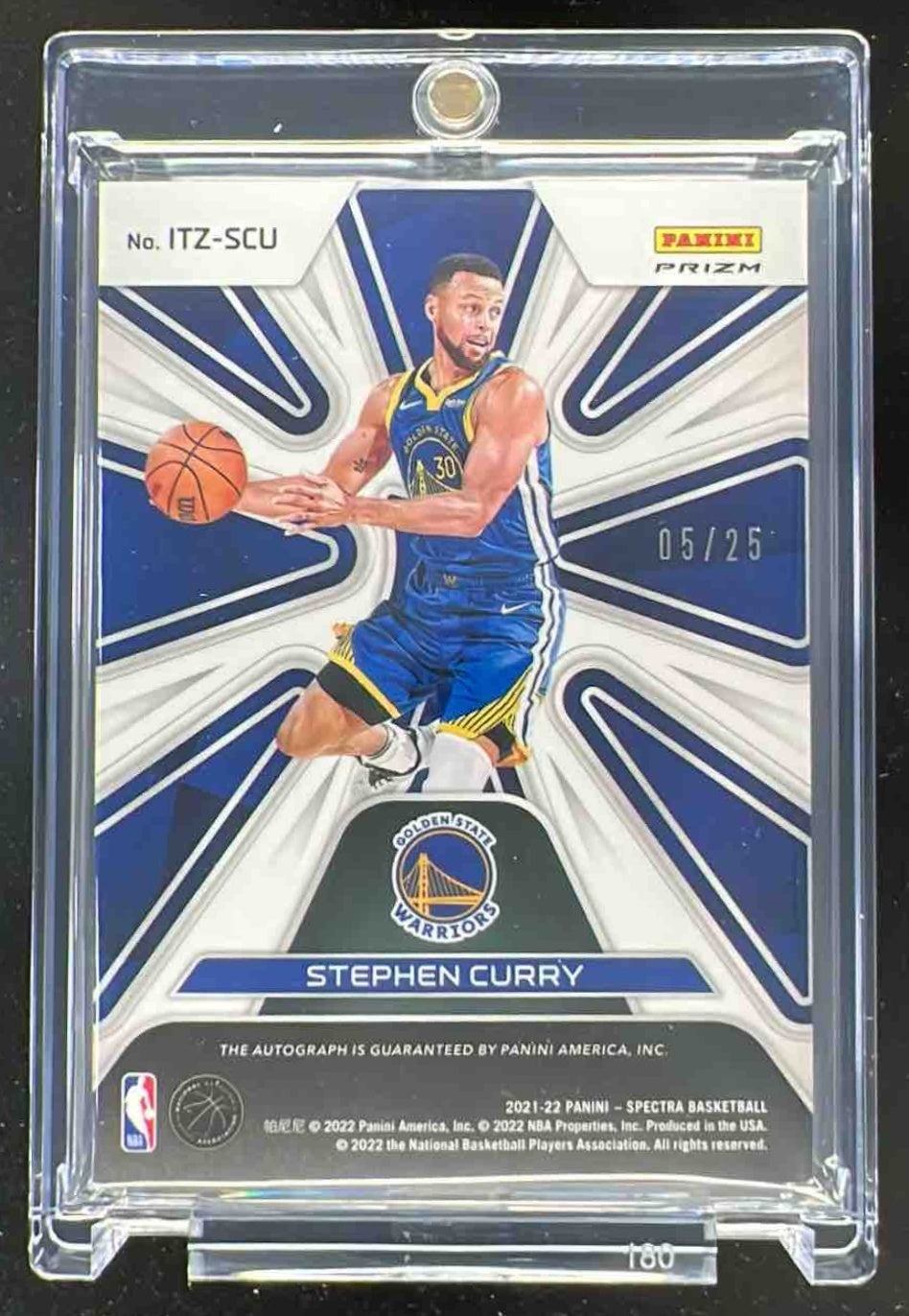 2021-22 Spectra In The Zone Autographs Astral #ITZ-SCU Stephen