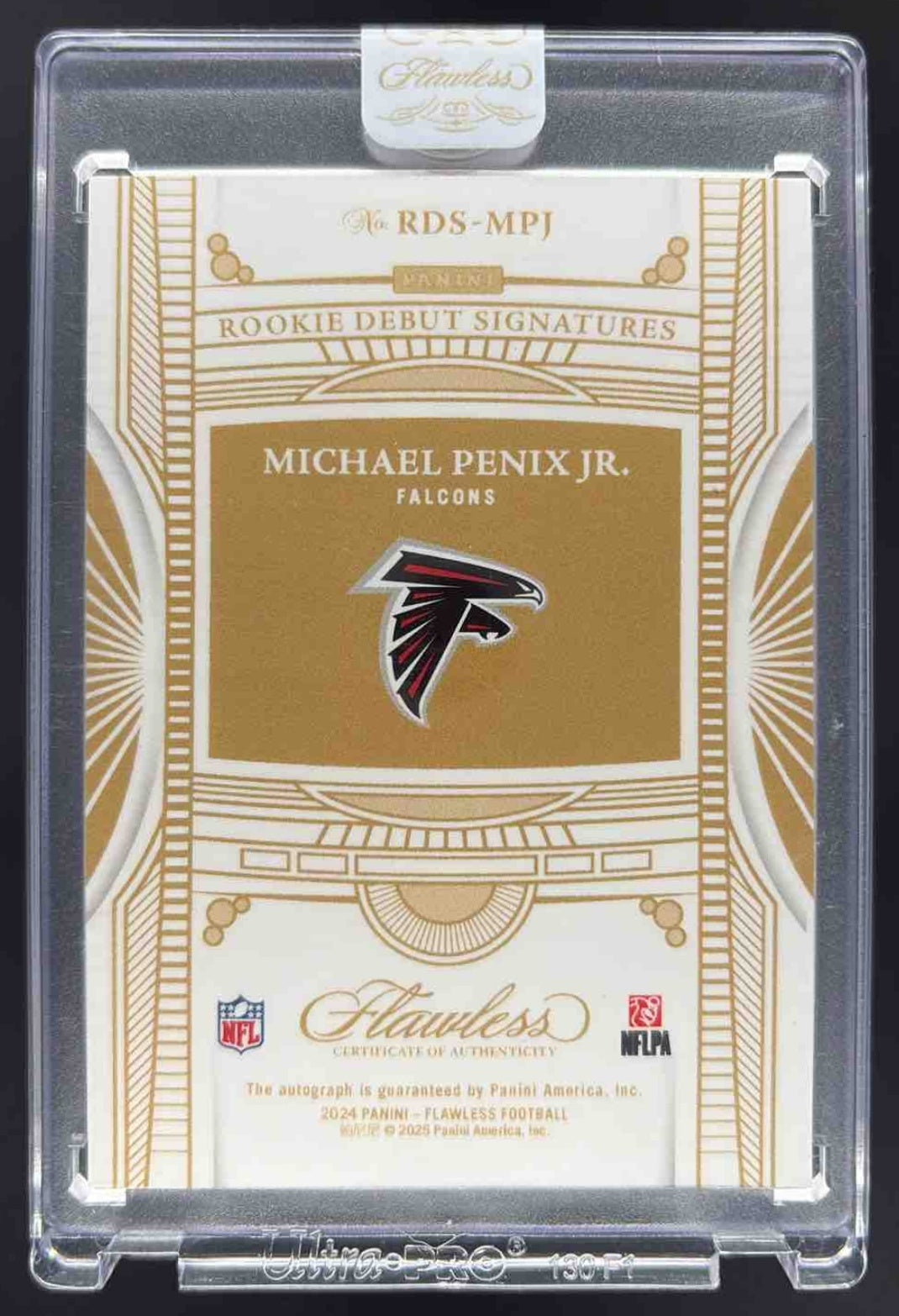 2024 Panini Flawless Rookie Debut Signatures #2 Michael Penix Jr