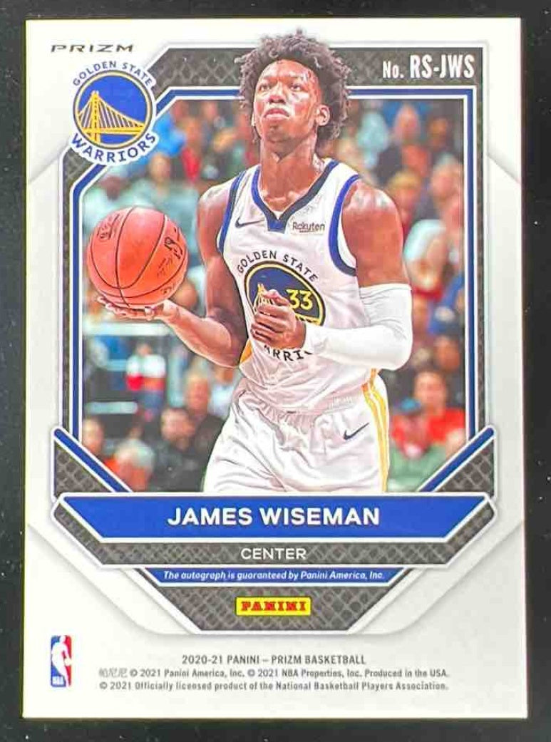 その他 Prizm Rookie James Wiseman Auto PSA Prizm Rookie James Wiseman Auto PSA