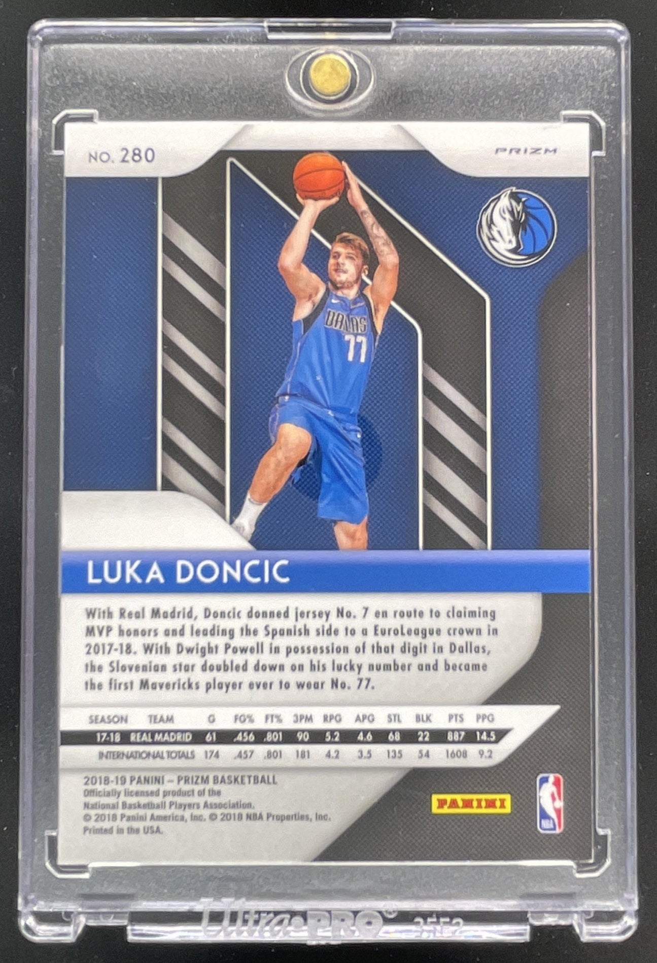 2018-19 Panini Prizm Prizms Silver #280 Luka Doncic RC – Burbank Cards