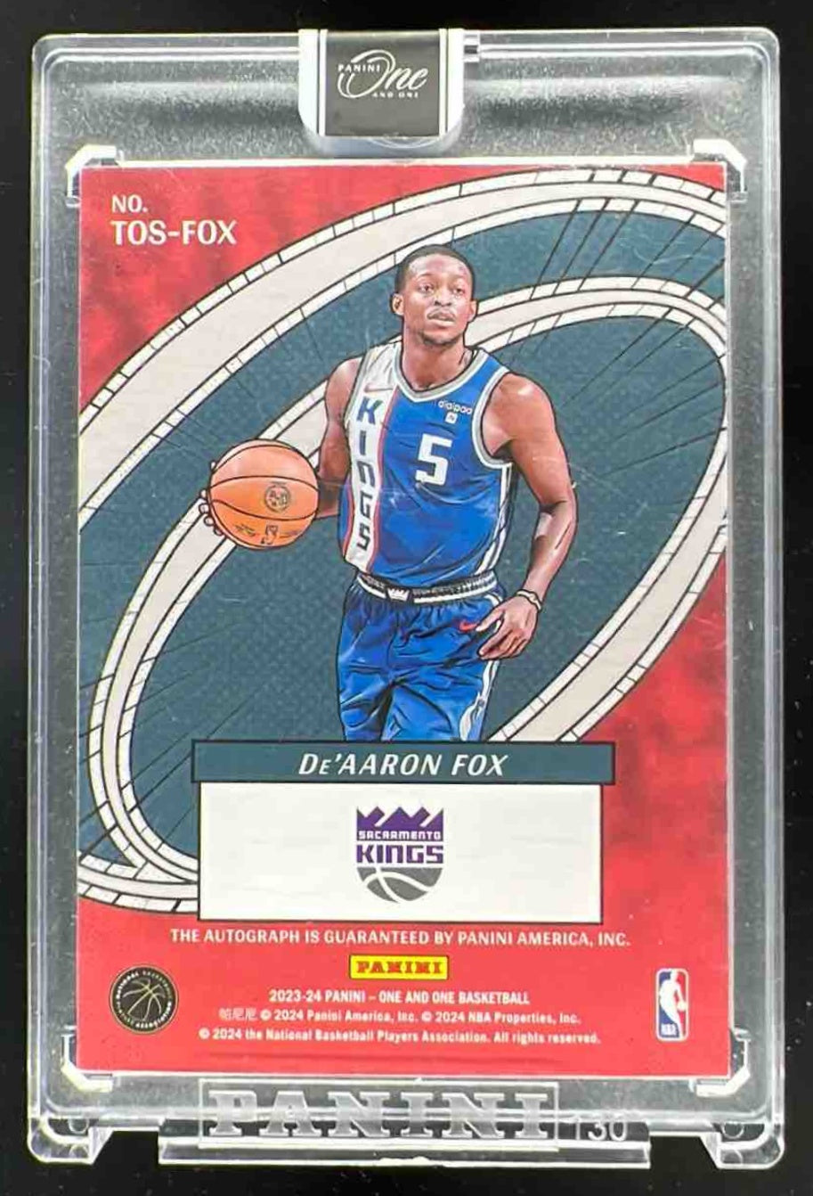 2023-24 Panini One & One Basketball The Oneners Red De'Aaron