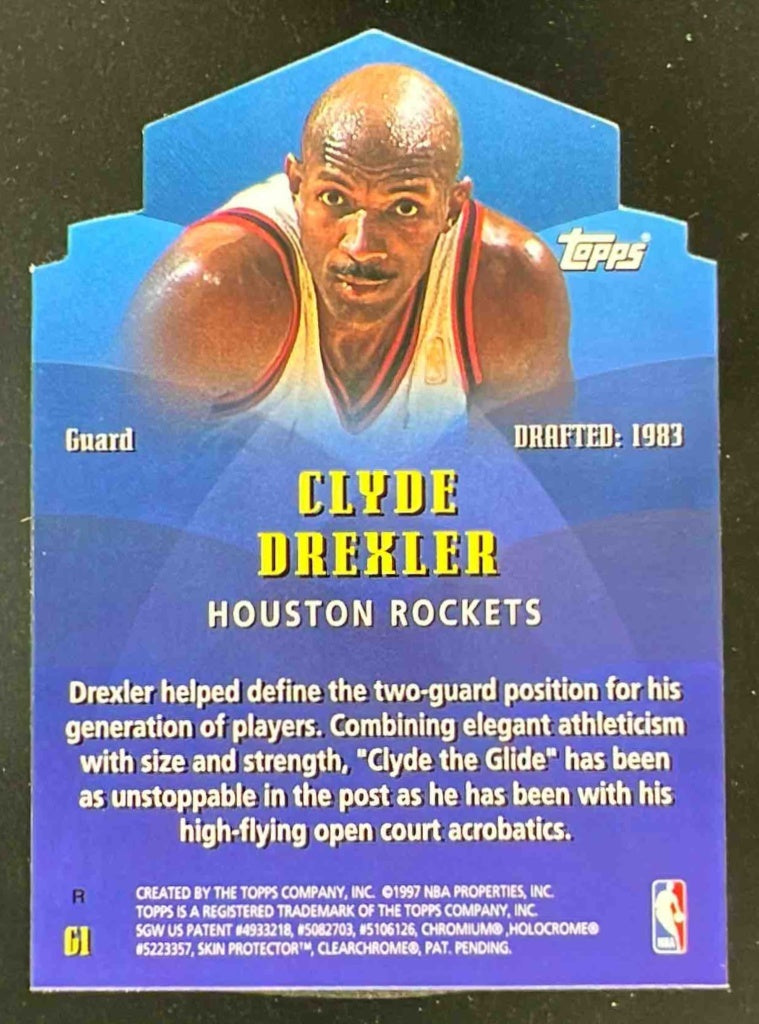 1997-98 Topps Generations Refractor #G1 Clyde Drexler – Burbank Cards