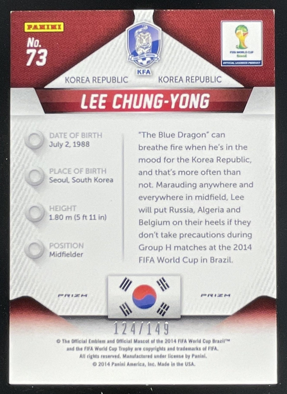 2014 Panini Prizm FIFA World Cup Brazil Prizms Red #73 Lee Chung