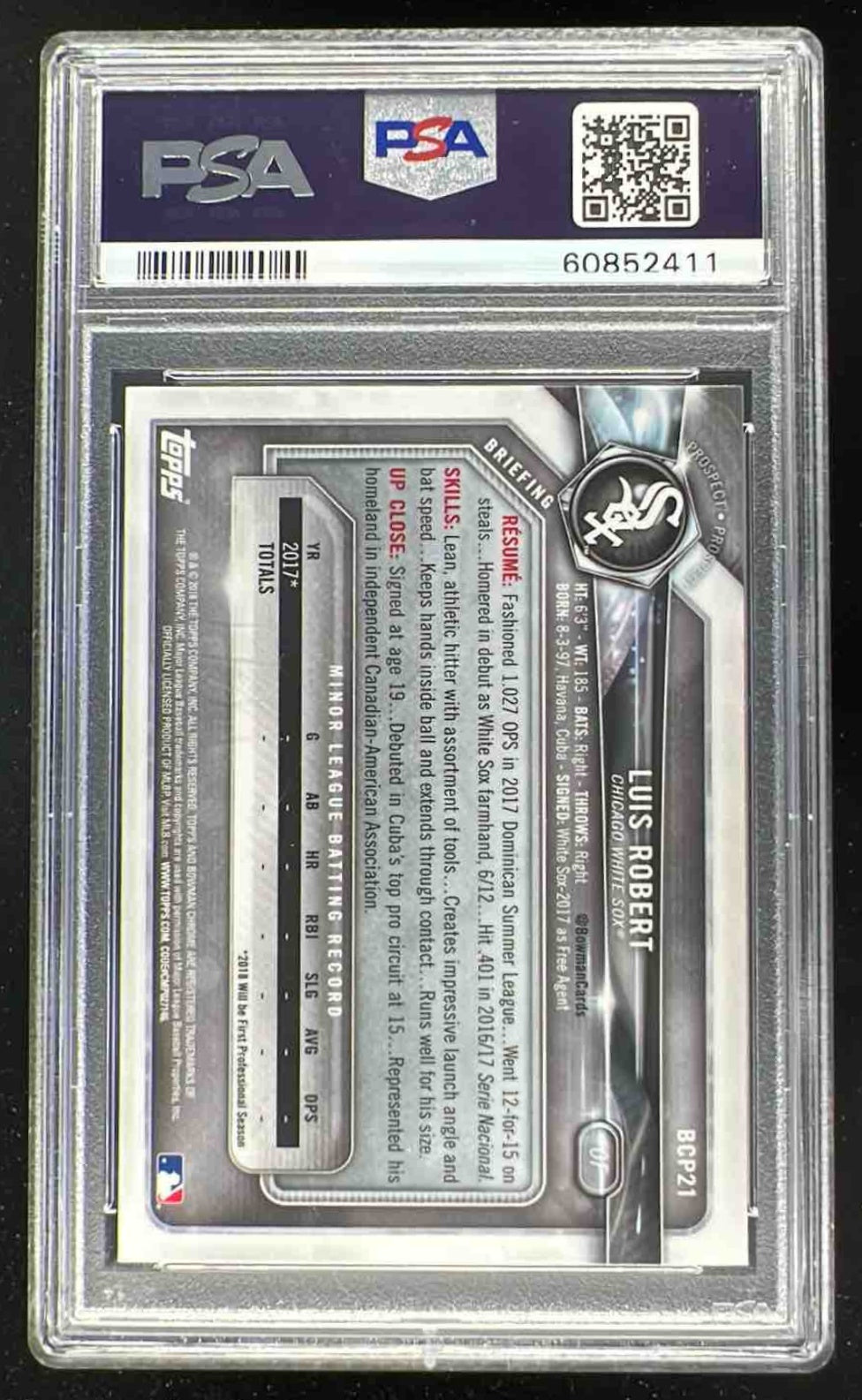 高騰中　2018 bowman luis robert 1st Atomic 高騰中2018 bowman luis robert RC chrome