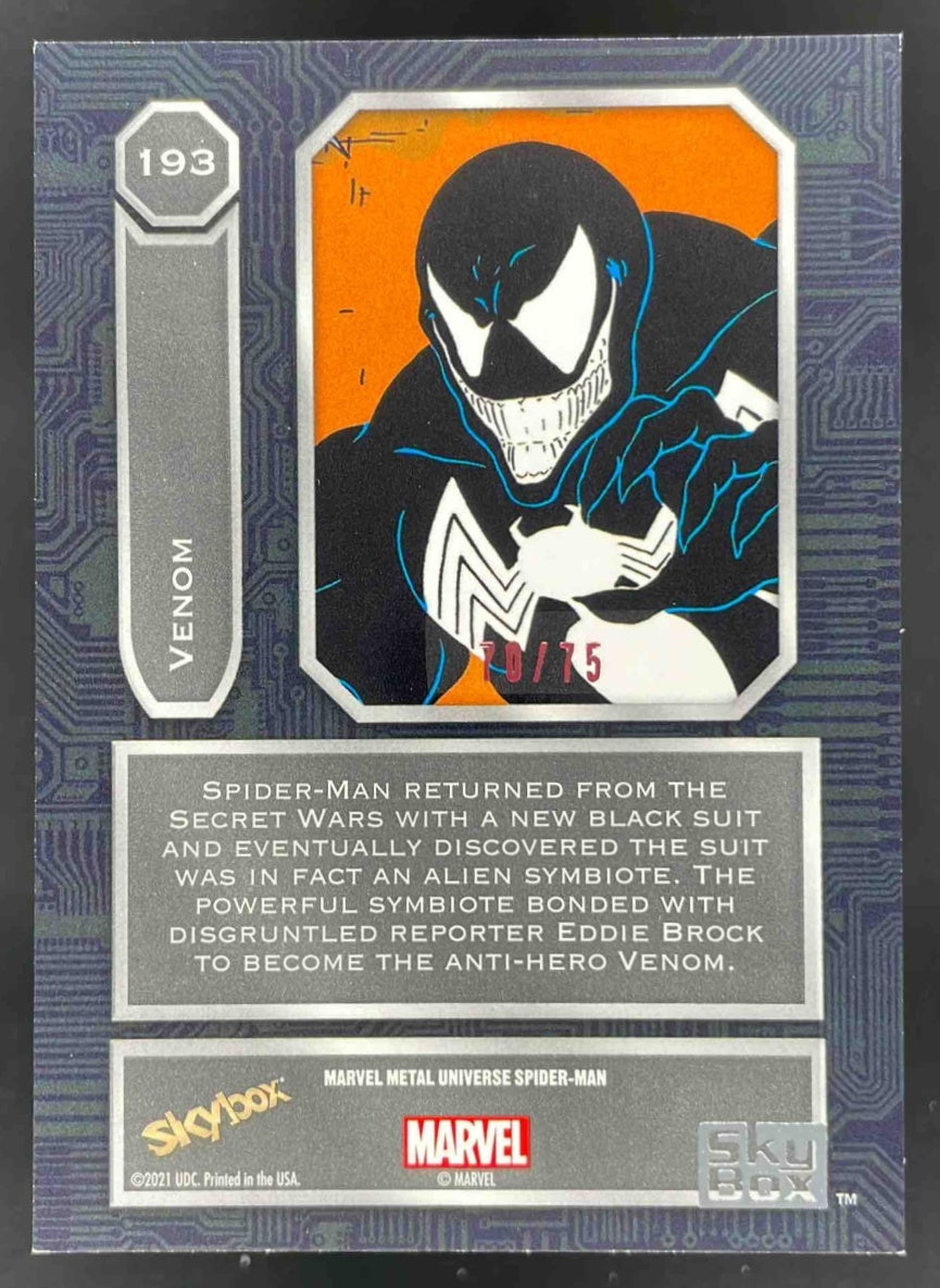 2021 Skybox Metal Universe Marvel Spider Man Pink Light FX #193