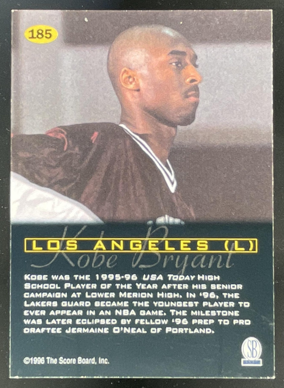 1996 Score Board All Sport PPF #185 Kobe Bryant – Burbank Cards