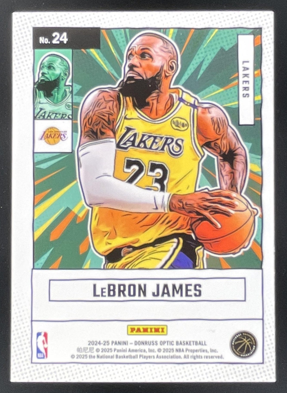 2024-25 Panini Donruss Optic Net Marvels #24 LeBron James
