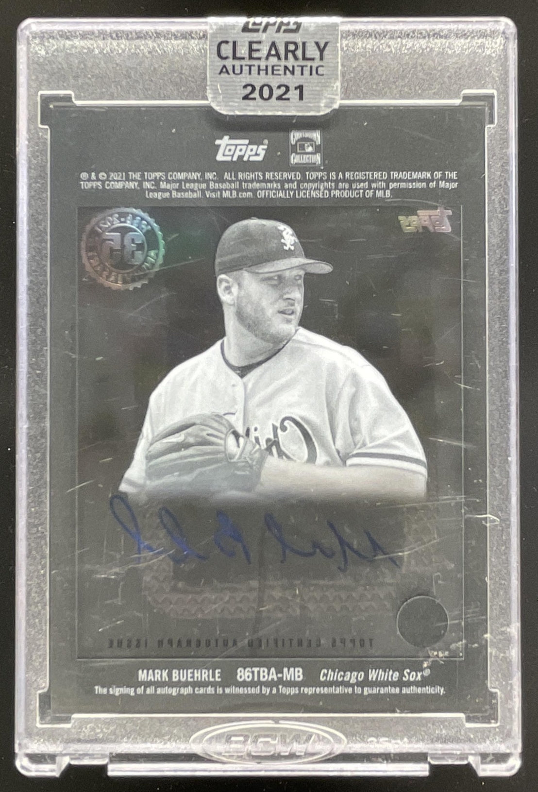 2021 Topps Clearly Authentic 1986 Topps Baseball #86TBA-MB Mark