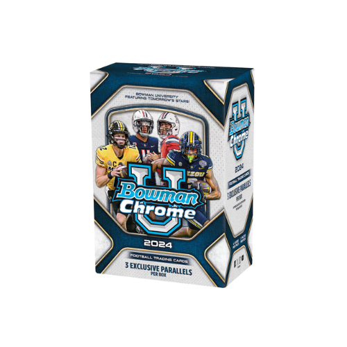 2024 Bowman University Chrome Football Blaster Box