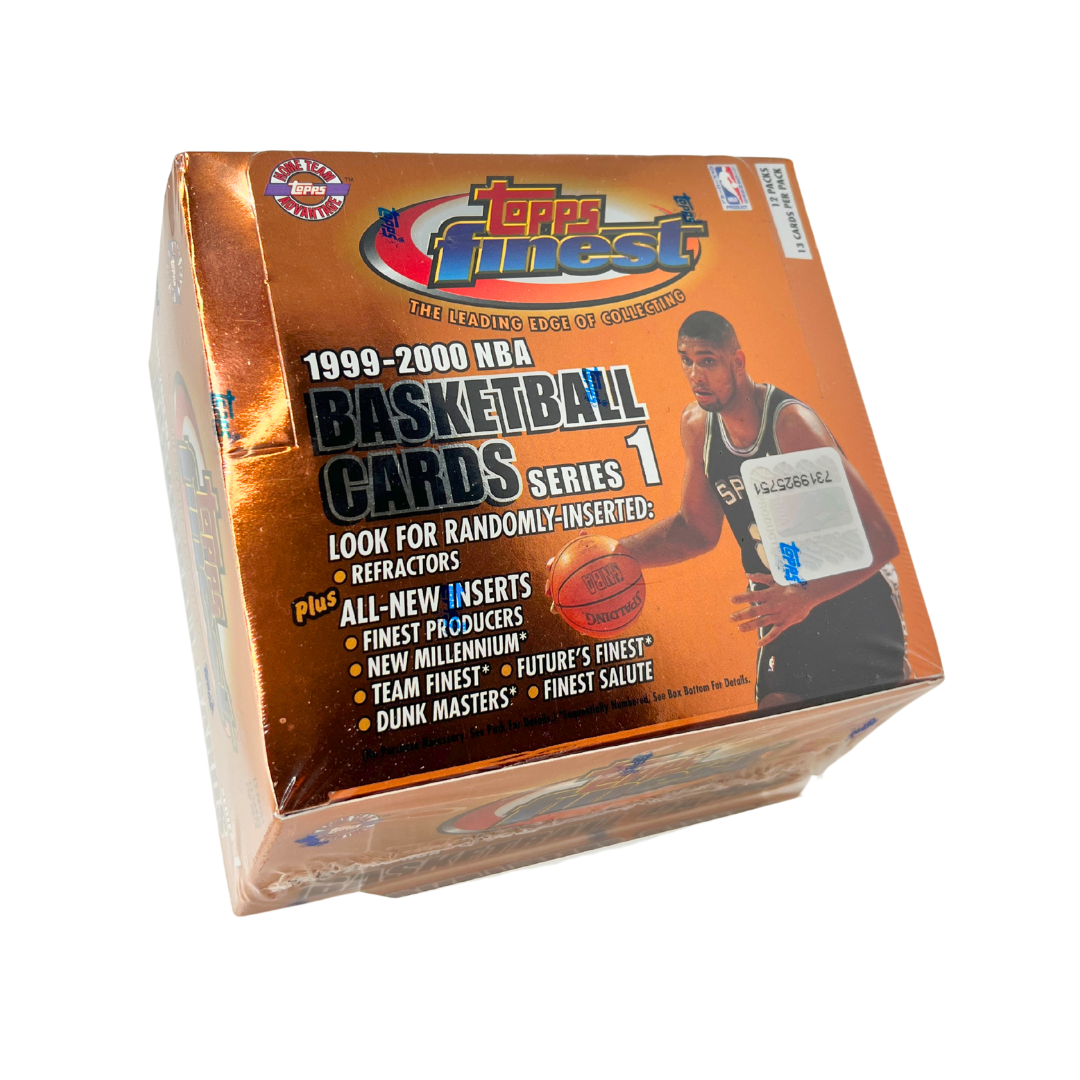 1999-00 Topps Finest Series 1 Basketball Jumbo Box