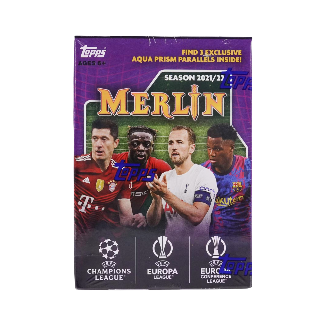 2021-22 Topps UEFA Champions League Merlin Chrome Soccer Blaster Box