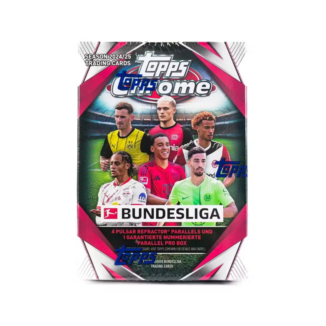 2024-25 Topps Chrome Bundesliga Soccer Blaster Box