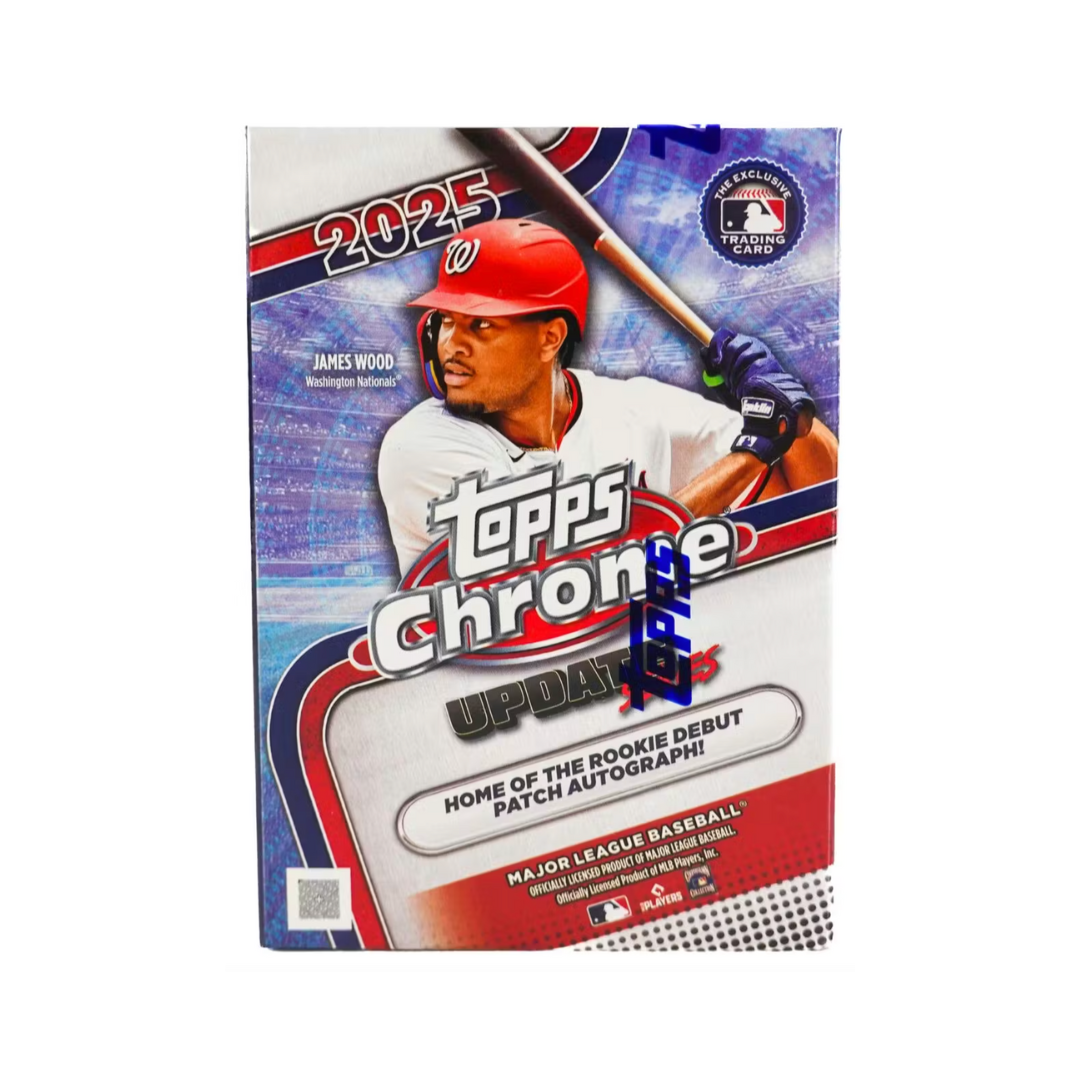 2025 Topps Chrome Update Series Baseball Blaster Box