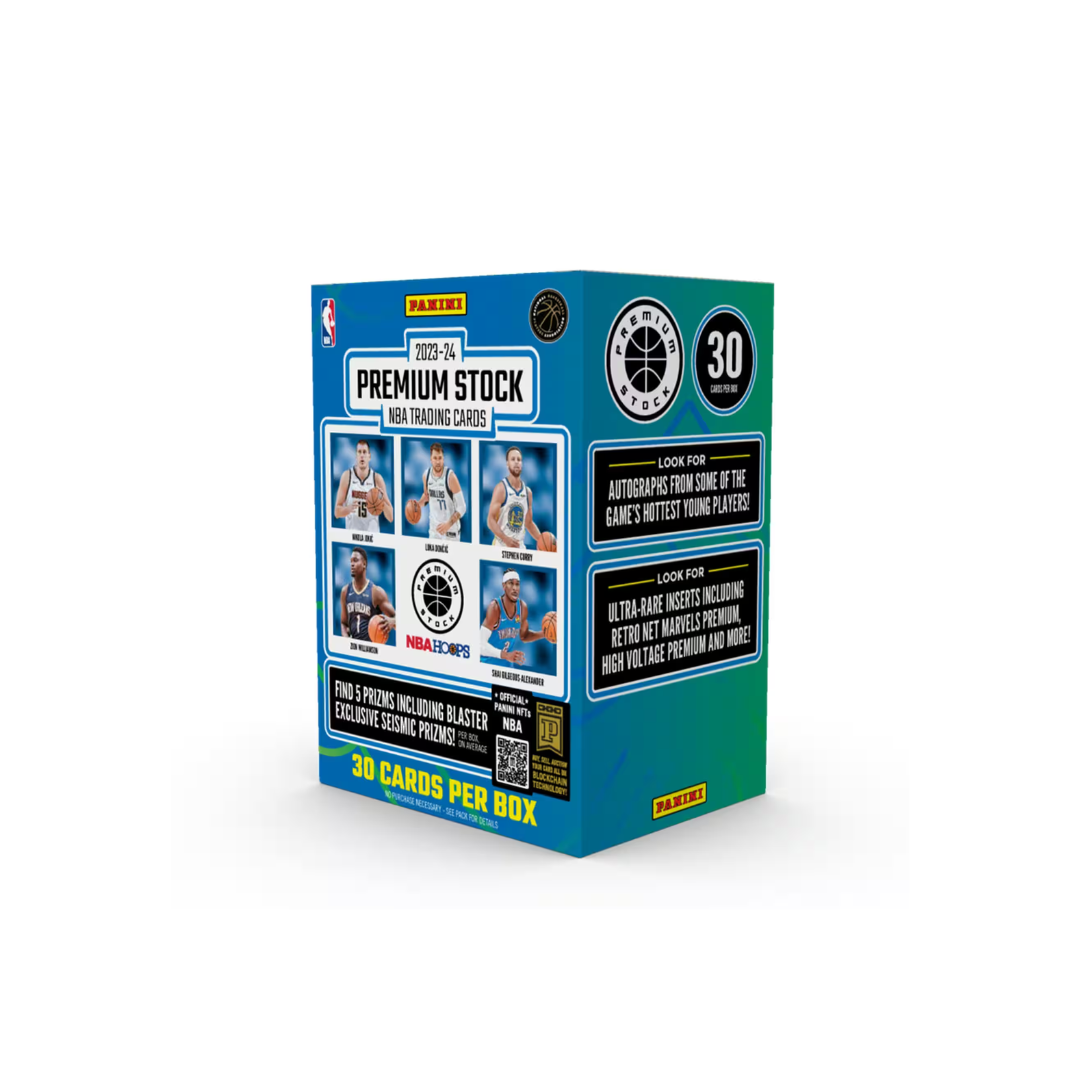 2023-24 Panini Hoops Premium Stock Basketball Blaster Box