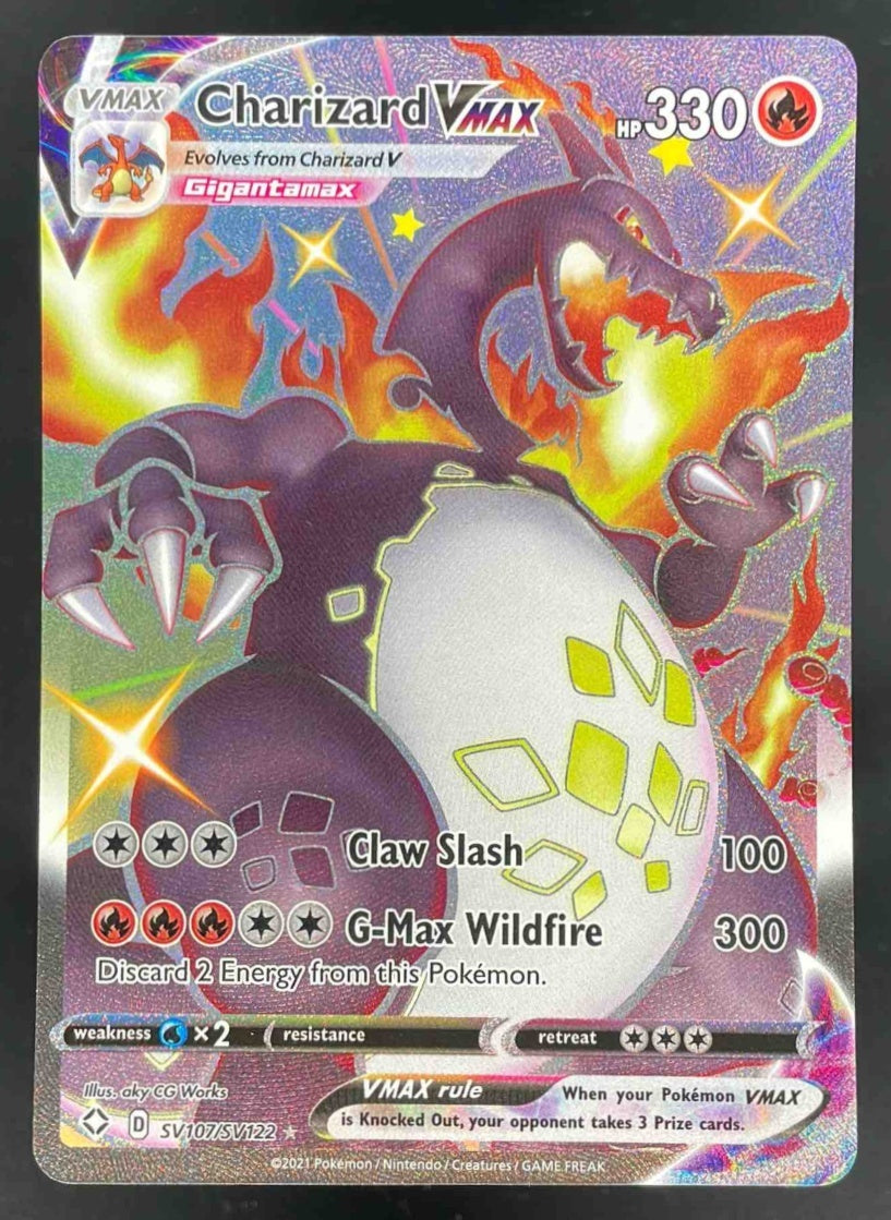 2021 Pokemon Sword Shield Shining Fates Shiny Vault #SV107/SV122 Chari –  Burbank Cards