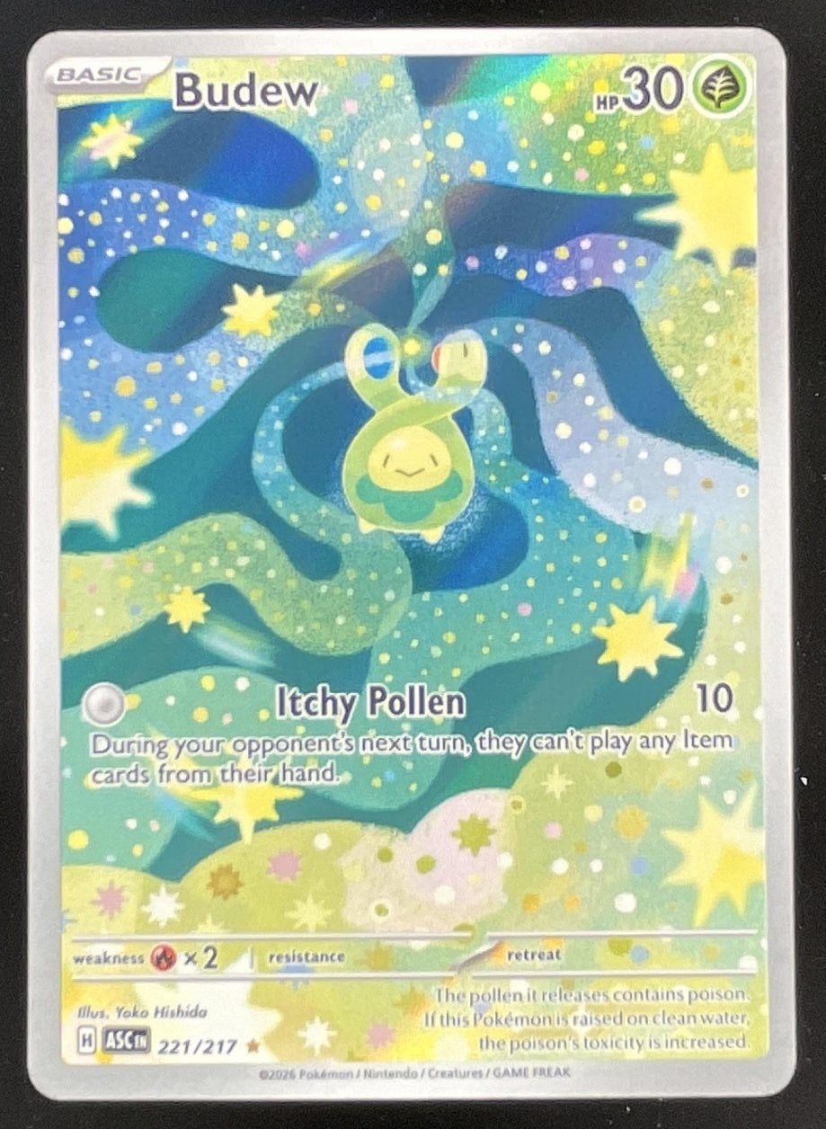 2026 Pokemon Ascended Heroes #221/217 Budew Illustration Rare – Burbank  Cards