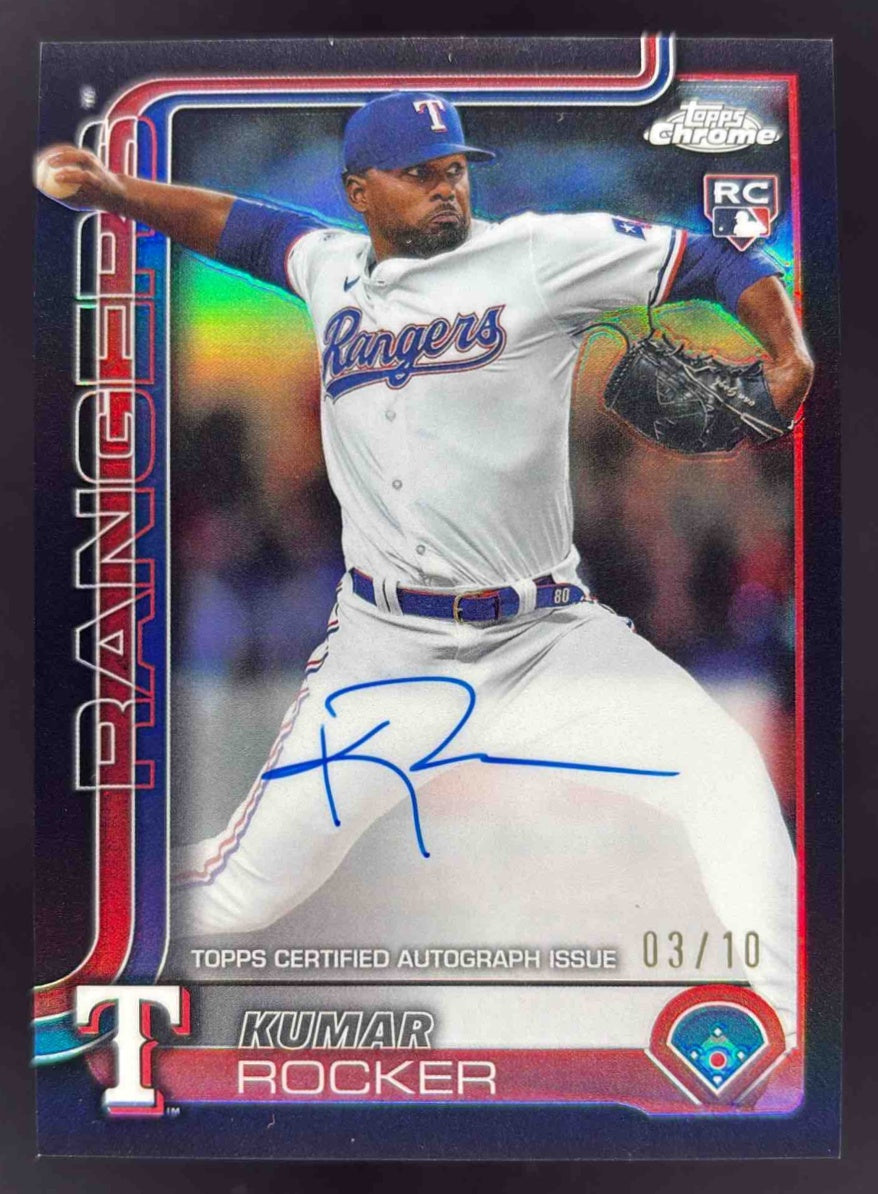 2023 Bowman Kumar Rocker Auto ⁄99 Green Texas 【高騰中】Kumar Rocker ロッカー ...