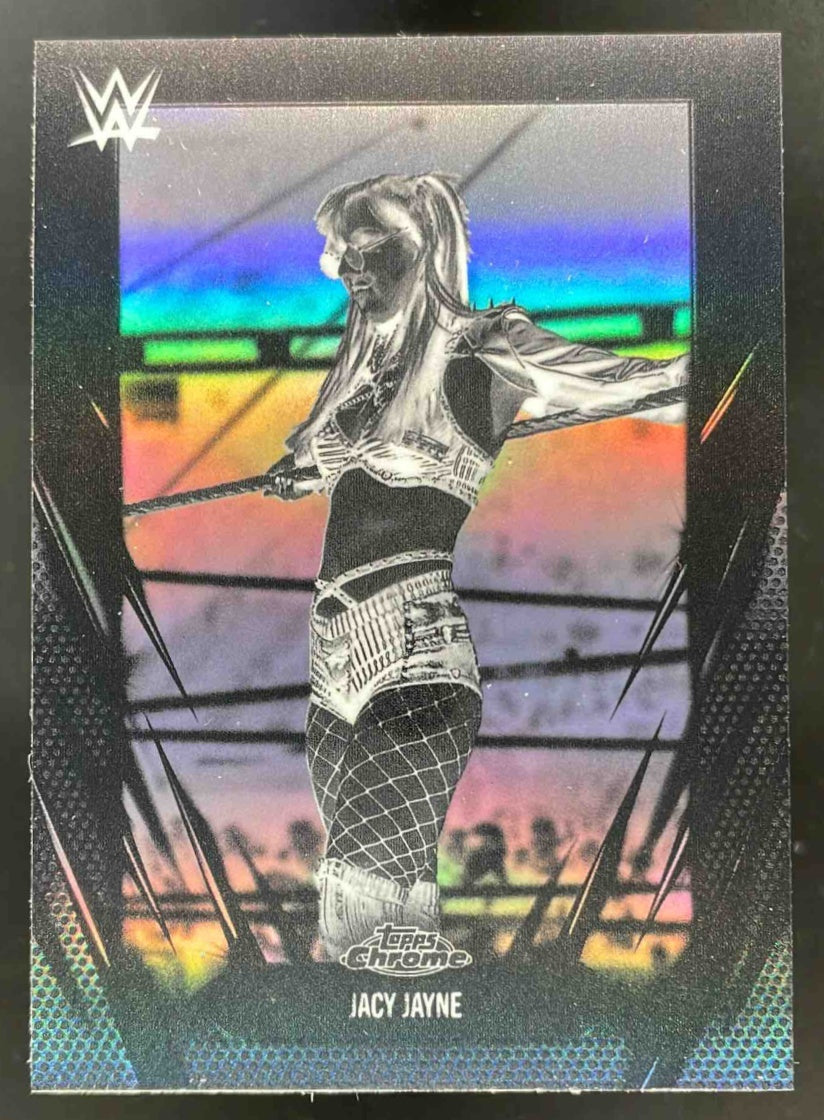 2026 Topps Chrome WWE Negative Refractor #161 Jacy Jayne – Burbank
