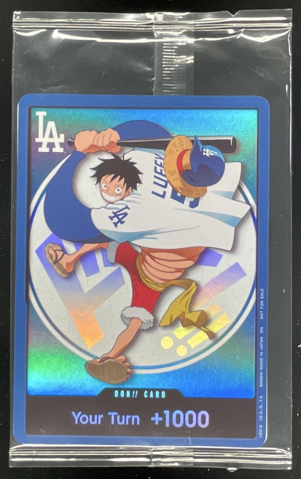 2026 One Piece LA Dodgers x One Piece Night Promo Don Card Monkey