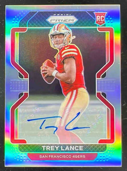 2021 Panini Prizm Rookie Autographs Silver #333 Trey Lance