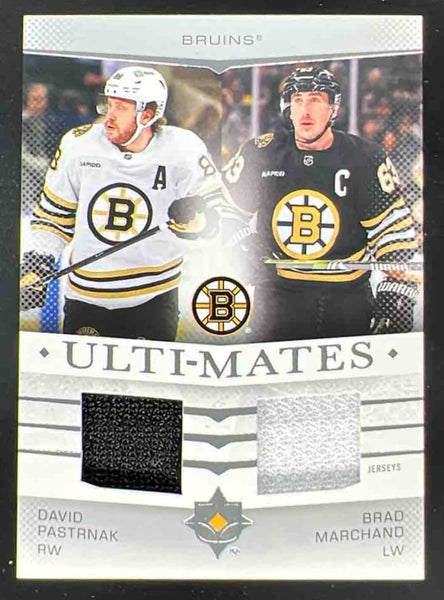 2024 Ultimate Collection Mates Jersey #UTM-MP David Pastrnak Brad