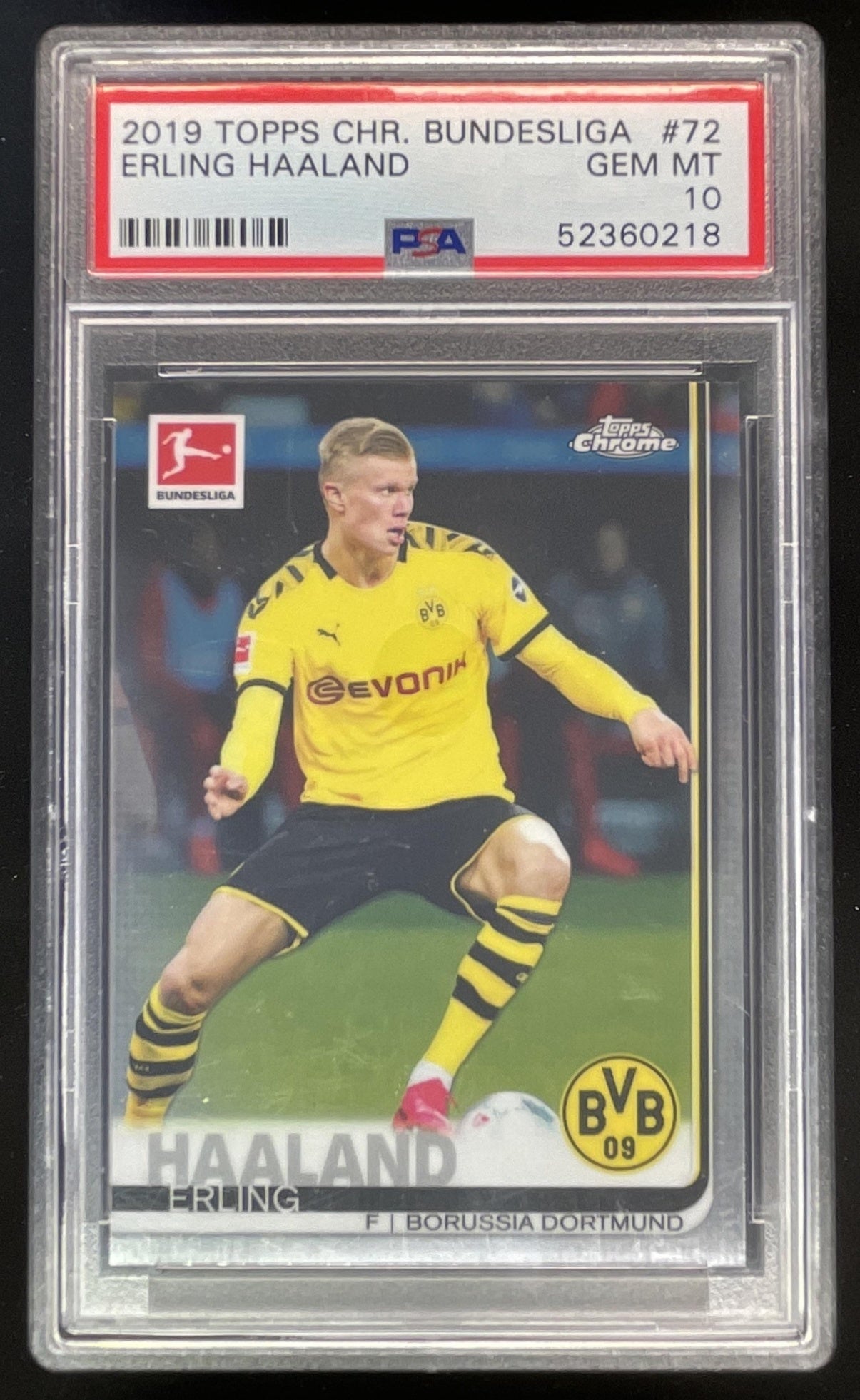 その他 haaland psa9 2019 2019 Topps Chrome Bundesliga #72 Erling Haaland PSA 10 – Burbank Cards