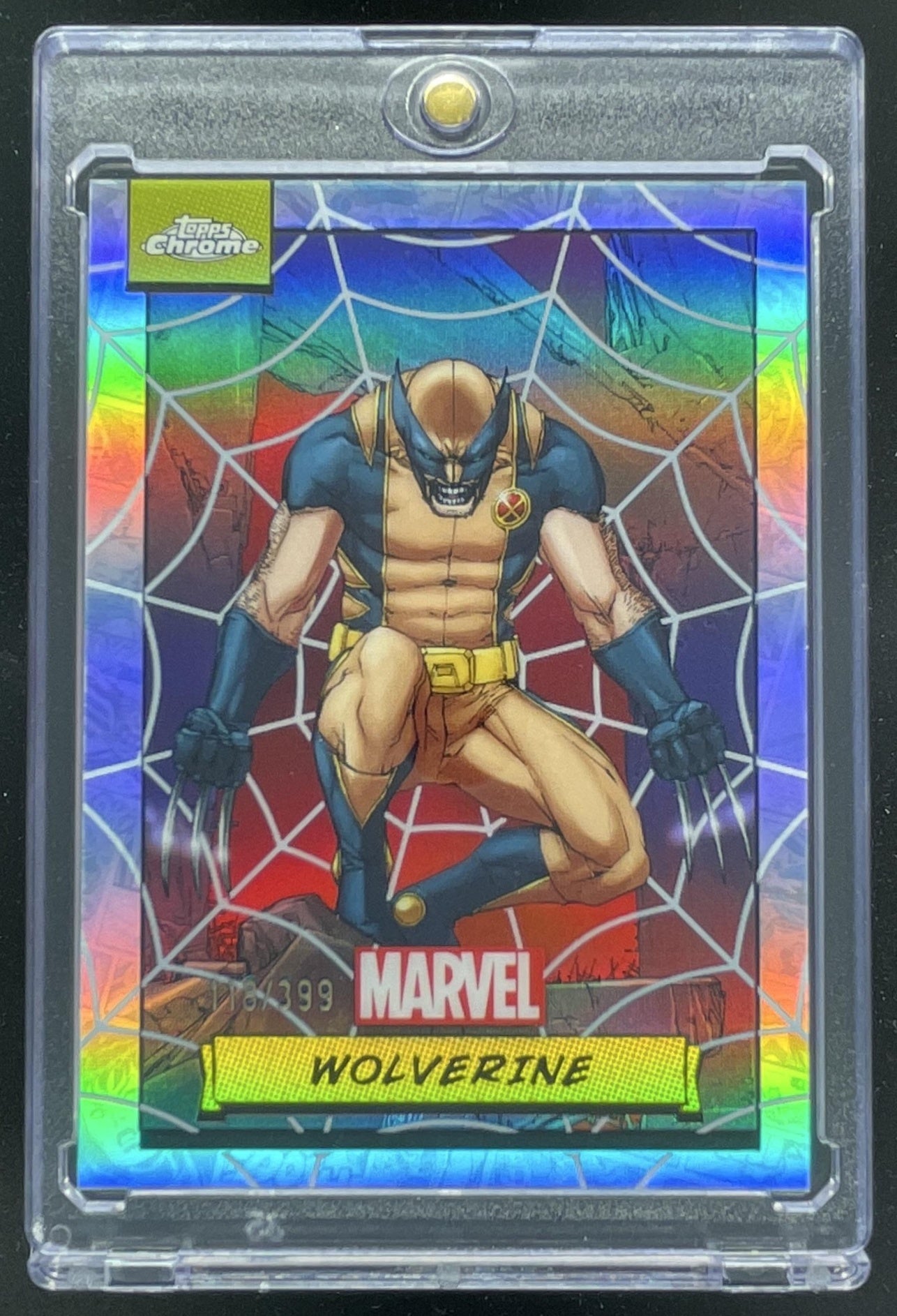 2024 Topps Chrome Marvel Spiderweb Refractor #88 Wolverine /399