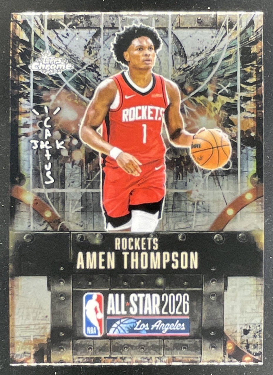 2025-26 Topps Chrome Cactus Jack Basketball x NBA All-Star #6 Amen