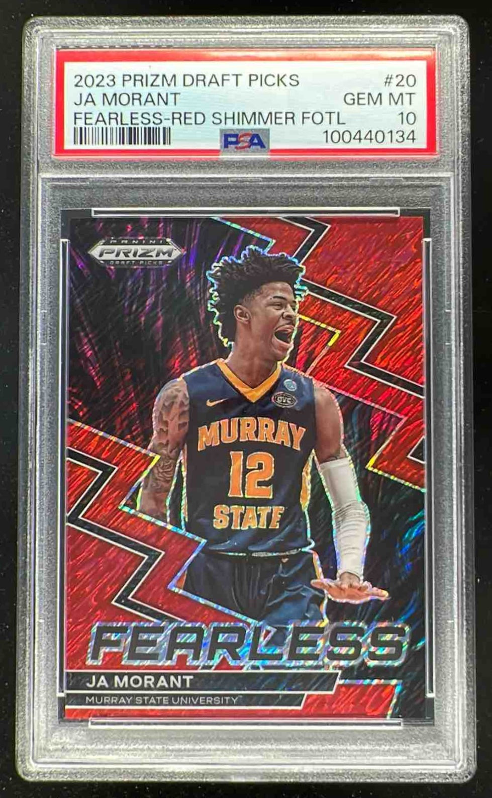 2023 Panini Prizm Draft Picks Fearless Red Shimmer FOTL #20 Ja