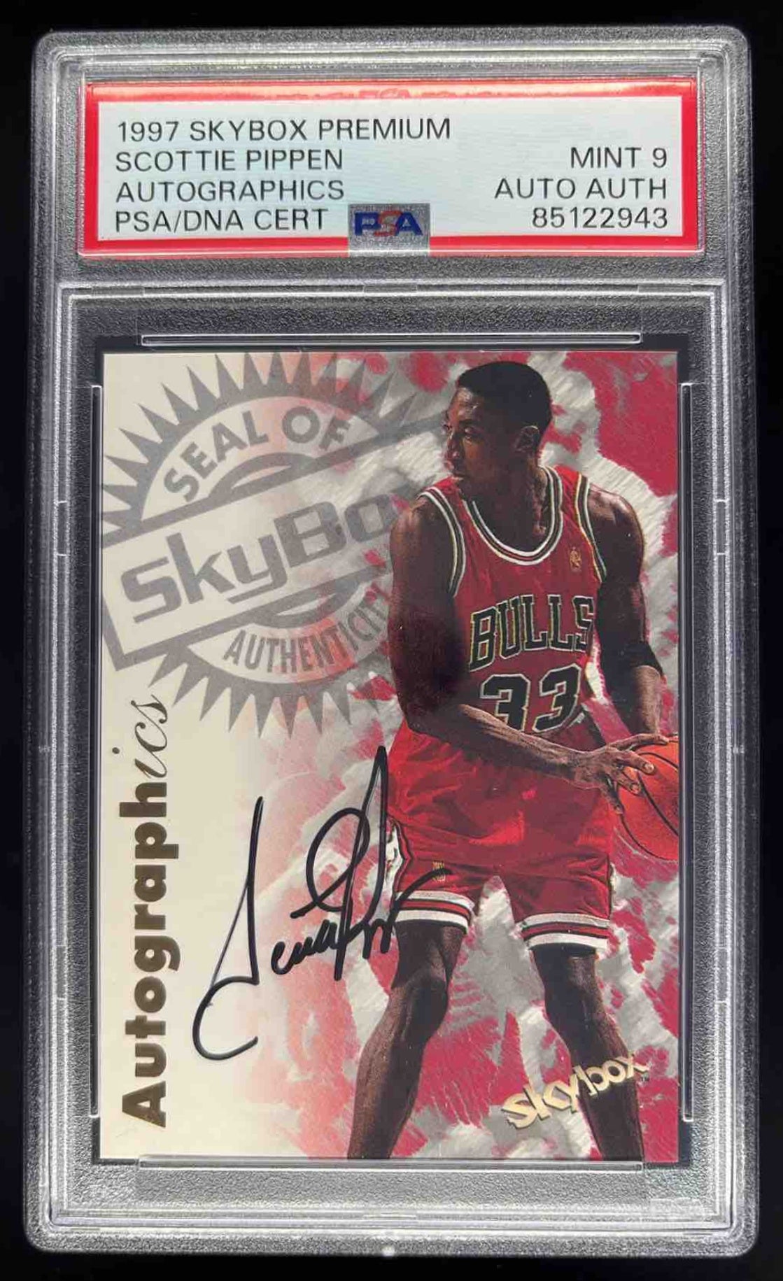 初期 49枚 Scottie Pippen Auto 11 Panini NBA 初期 49枚