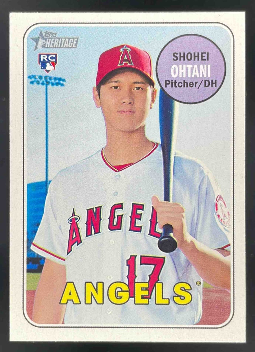 2018 Topps Heritage #600 Shohei Ohtani RC – Burbank Cards