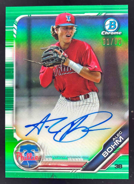 2019 Bowman Alec Bohm Auto Gold 10枚限定　SP 2019 Bowman Alec Bohm Auto Gold 10枚限定 SP 2019 Bowman Alec