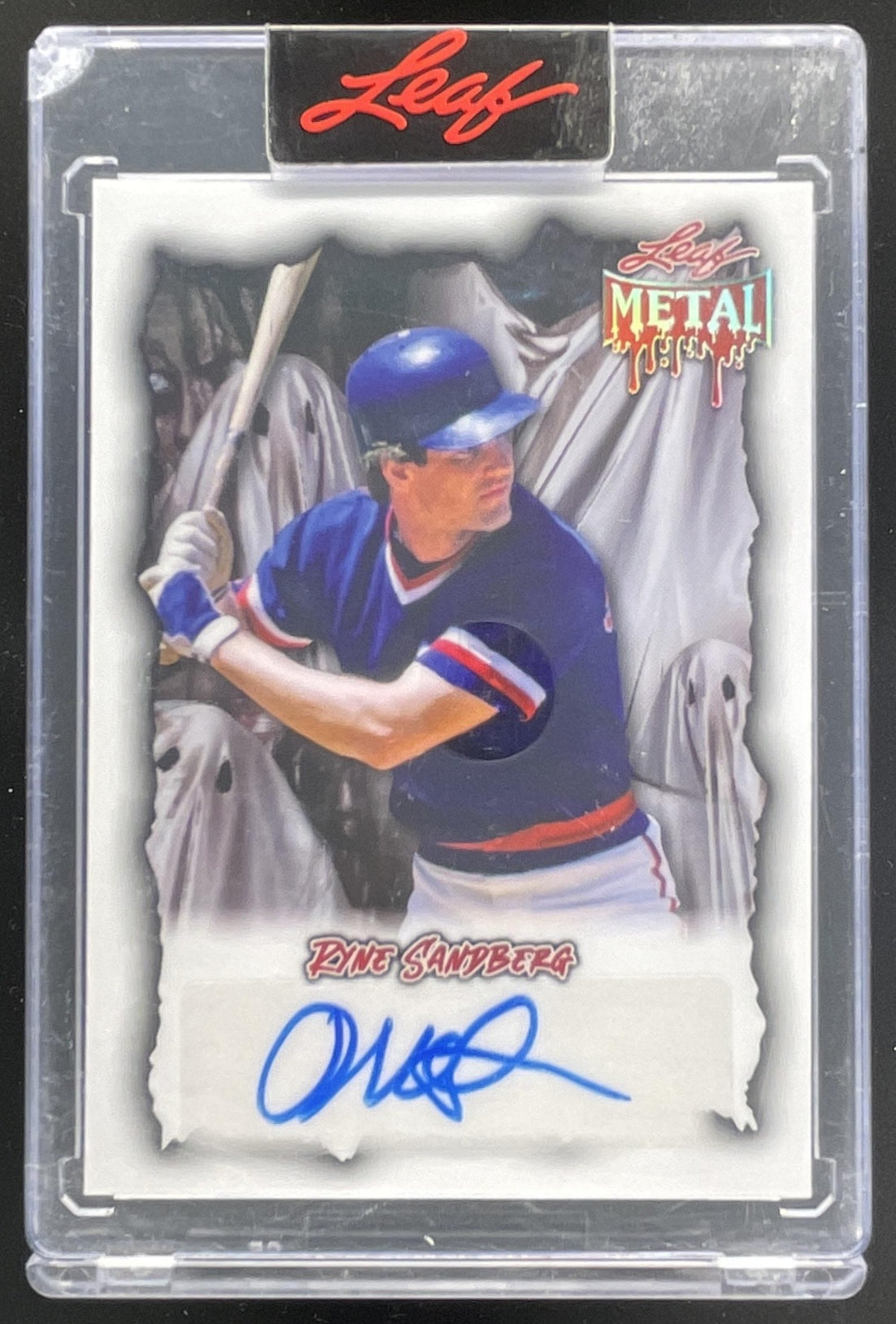はぼる様依頼　SANDAST サンダスト Roy ロイ コニャック 2025 Leaf Metal Halloween Prismatic Ghosts #BA-RS1 Ryne Sandberg