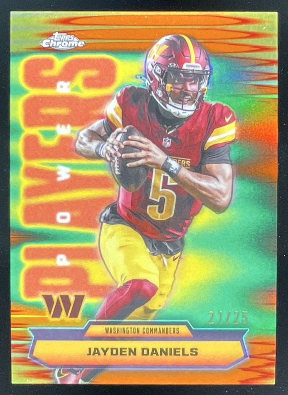 2025 Topps Chrome Power Players Orange Refractor #PP-3 Jayden