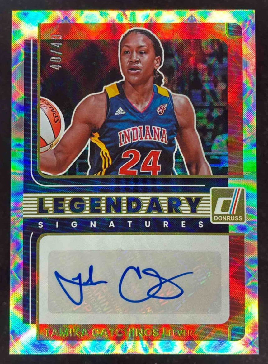 2025 Donruss WNBA Legendary Holo Frame #LS-TC Tamika Catchings