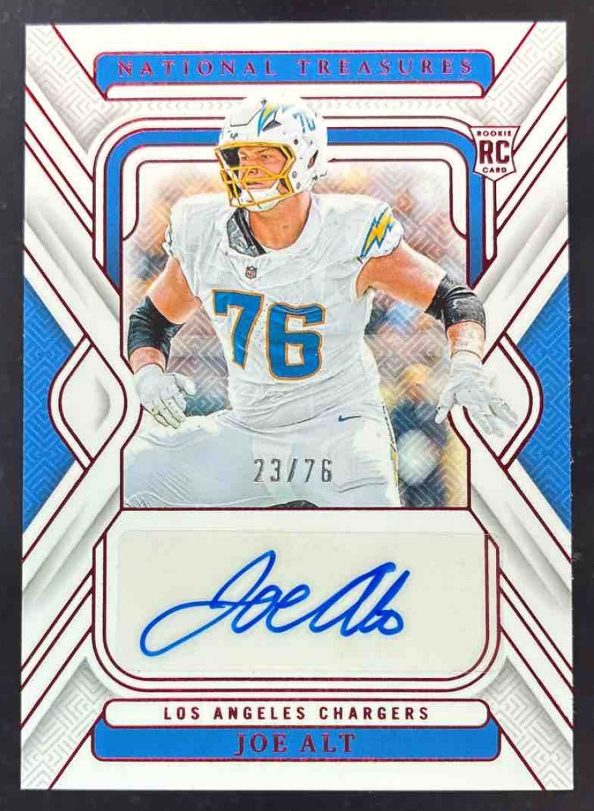 2024 Panini National Treasures Rookie Jersey Number Red #105 Joe