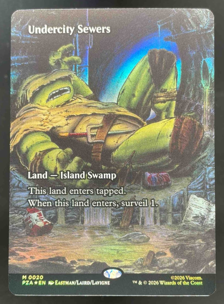 Undercity Sewers Borderless - Teenage Mutant Ninja Turtles Magic