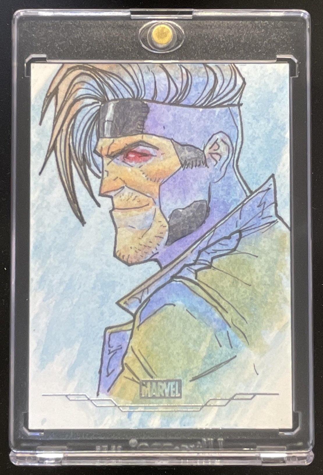 Topps Marvel Sketch Card Artist Signature Gambit Autograph Auto 1