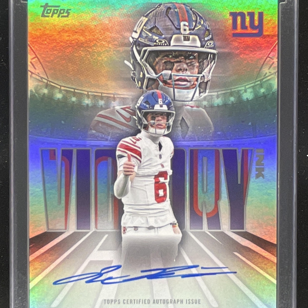 2026 Topps Victory Ink Autograph #VI-JD Jaxson Dart SP Auto – Burbank Cards