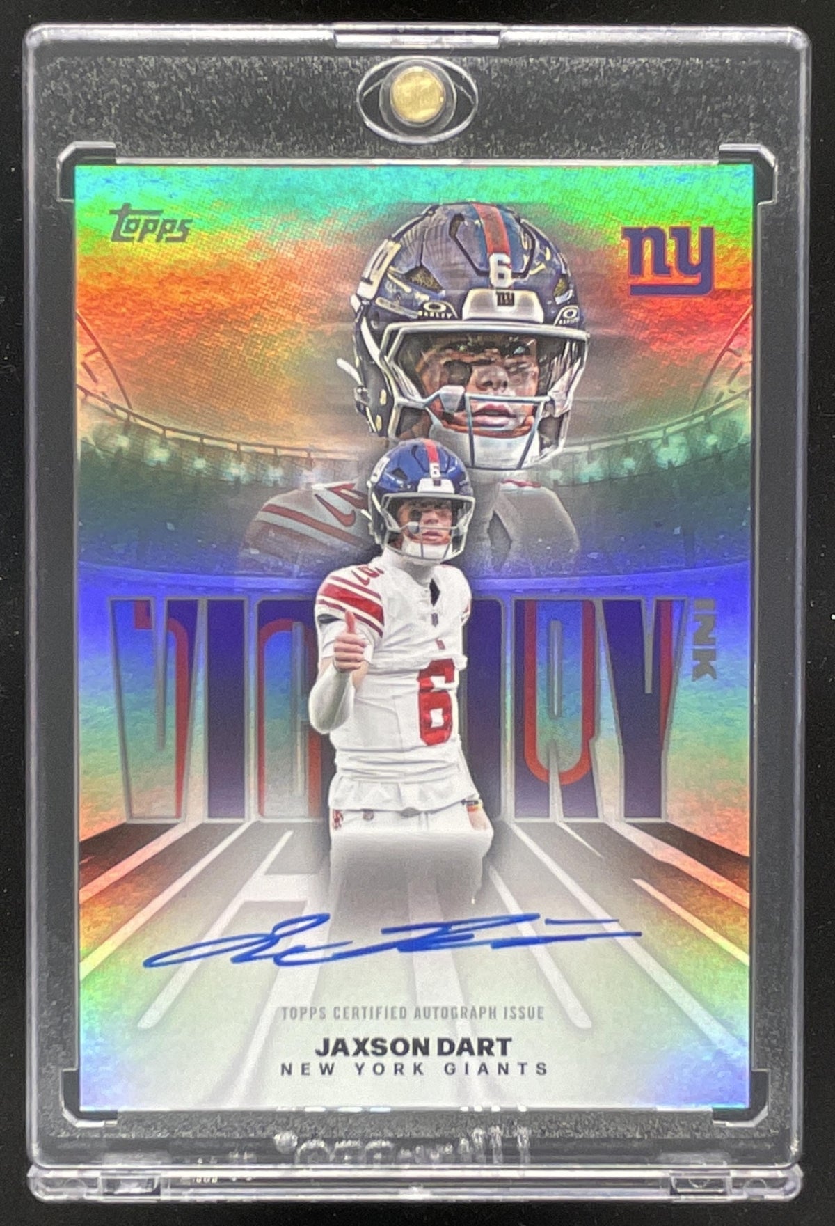 2026 Topps Victory Ink Autograph #VI-JD Jaxson Dart SP Auto – Burbank Cards