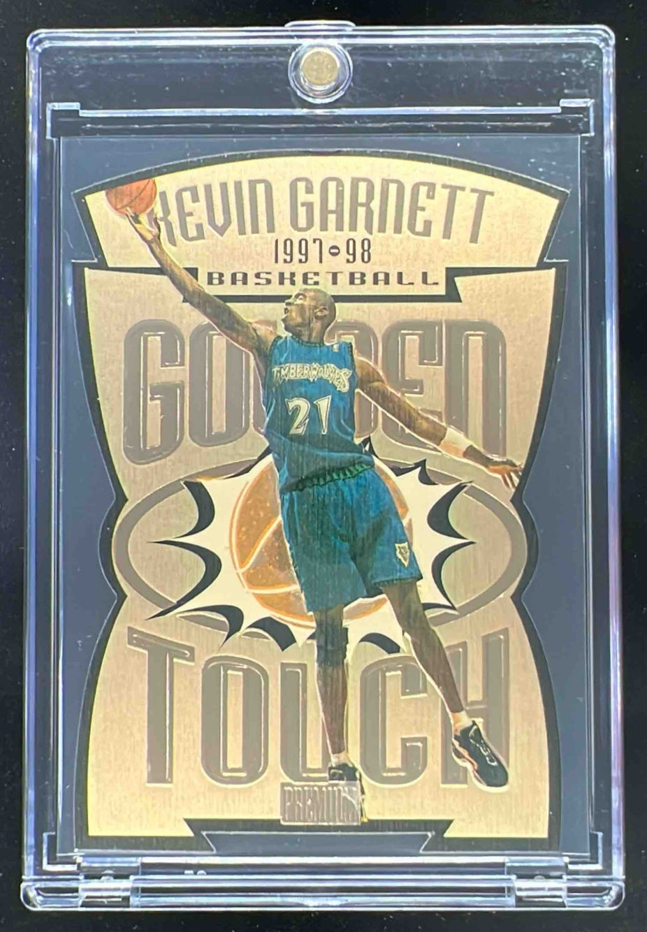 その他 NBA Skybox Golden Touch Kevin Garnett 1997-98 Skybox x Premium Golden Touch #8GT Kevin Garnett – Burbank