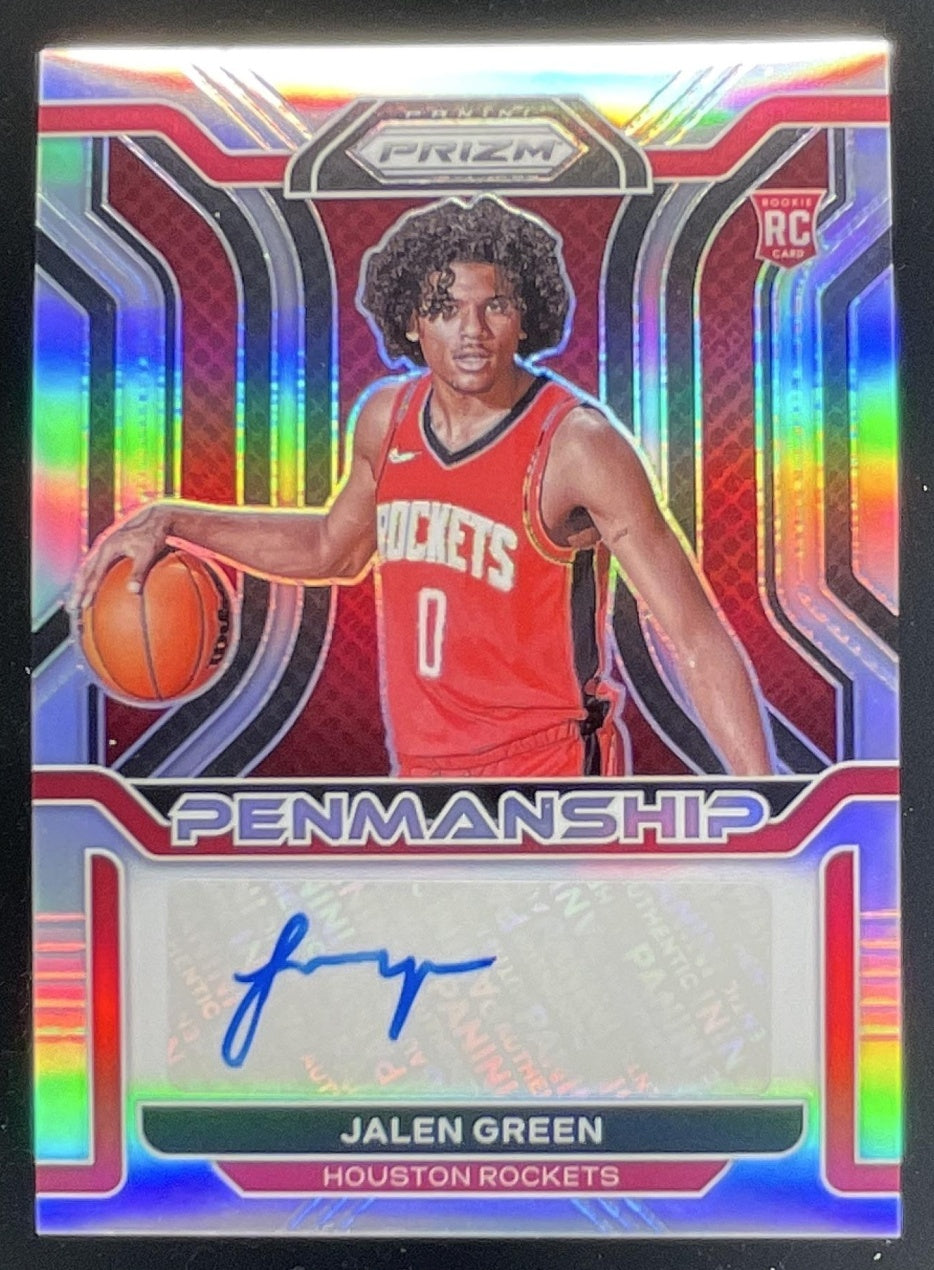2021-22 Panini Prizm Rookie Penmanship Prizms Silver #RP-JGR Jalen
