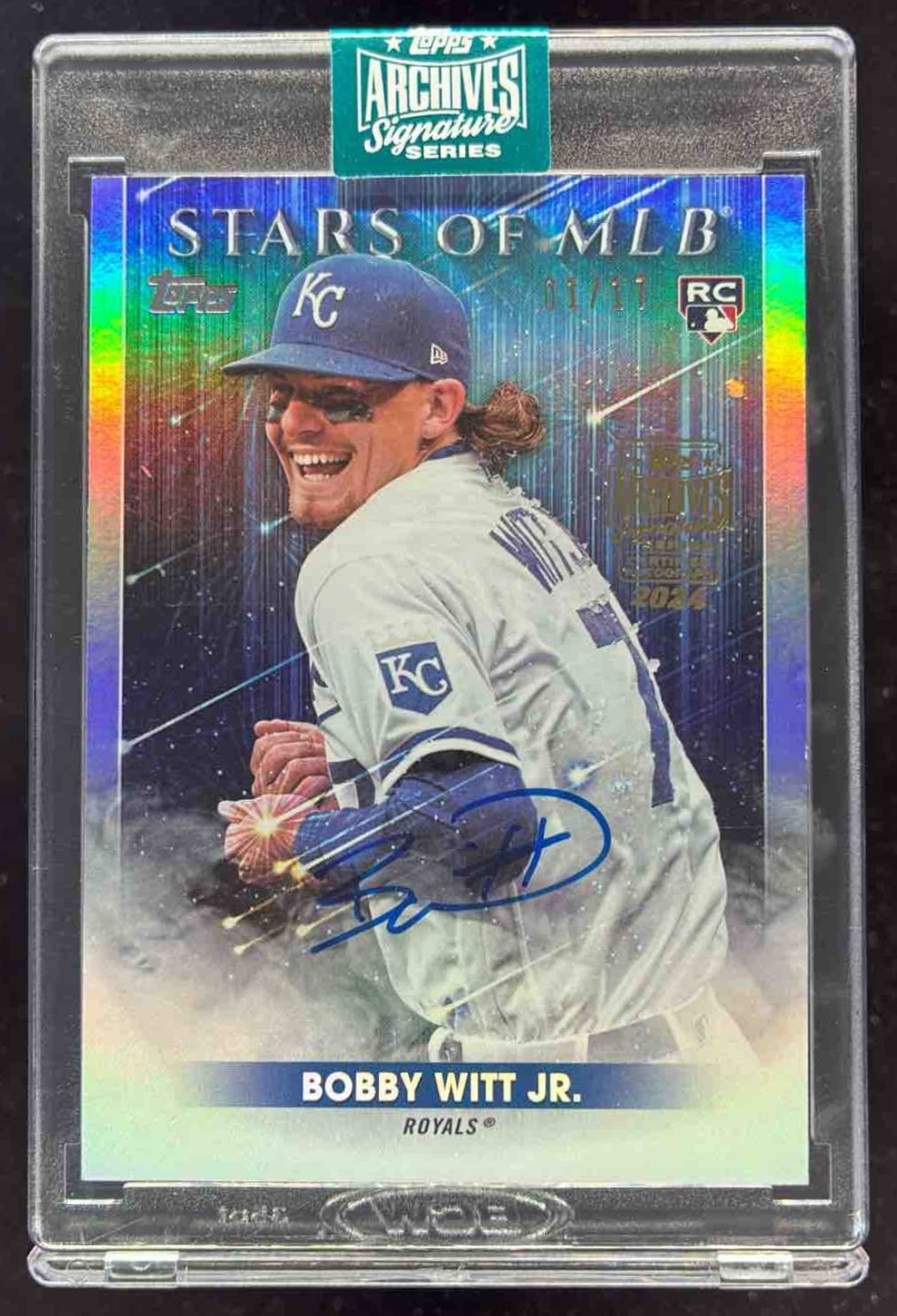 2024 Topps Archives Signature Series Autograph Bobby Witt Jr Auto