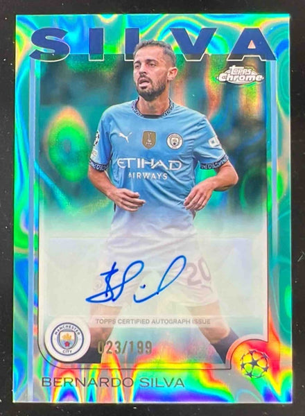 2024-25 Topps Chrome UEFA Aqua Lava Refractor #CA-BE Bernardo
