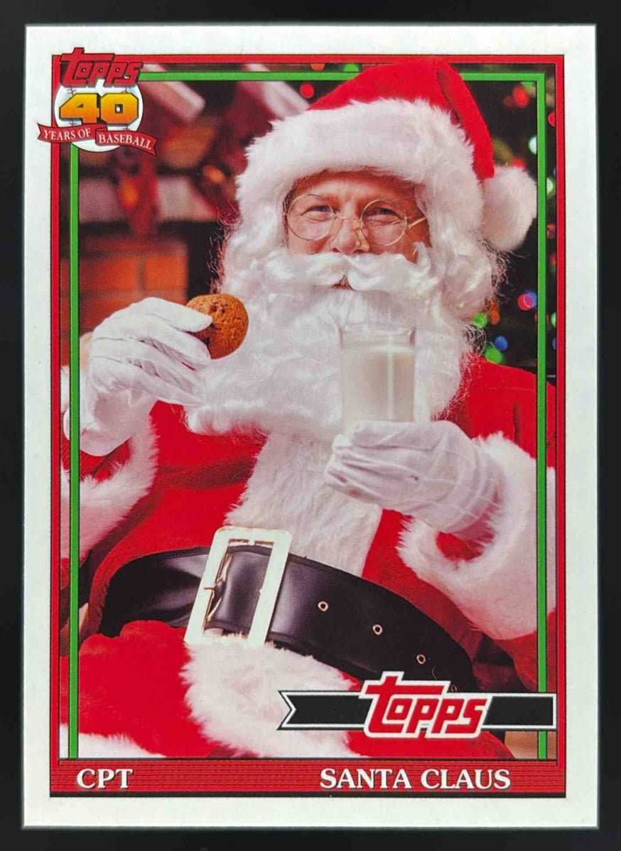 2025 Topps Holiday The Santa Archives #TSA-91 Santa Claus