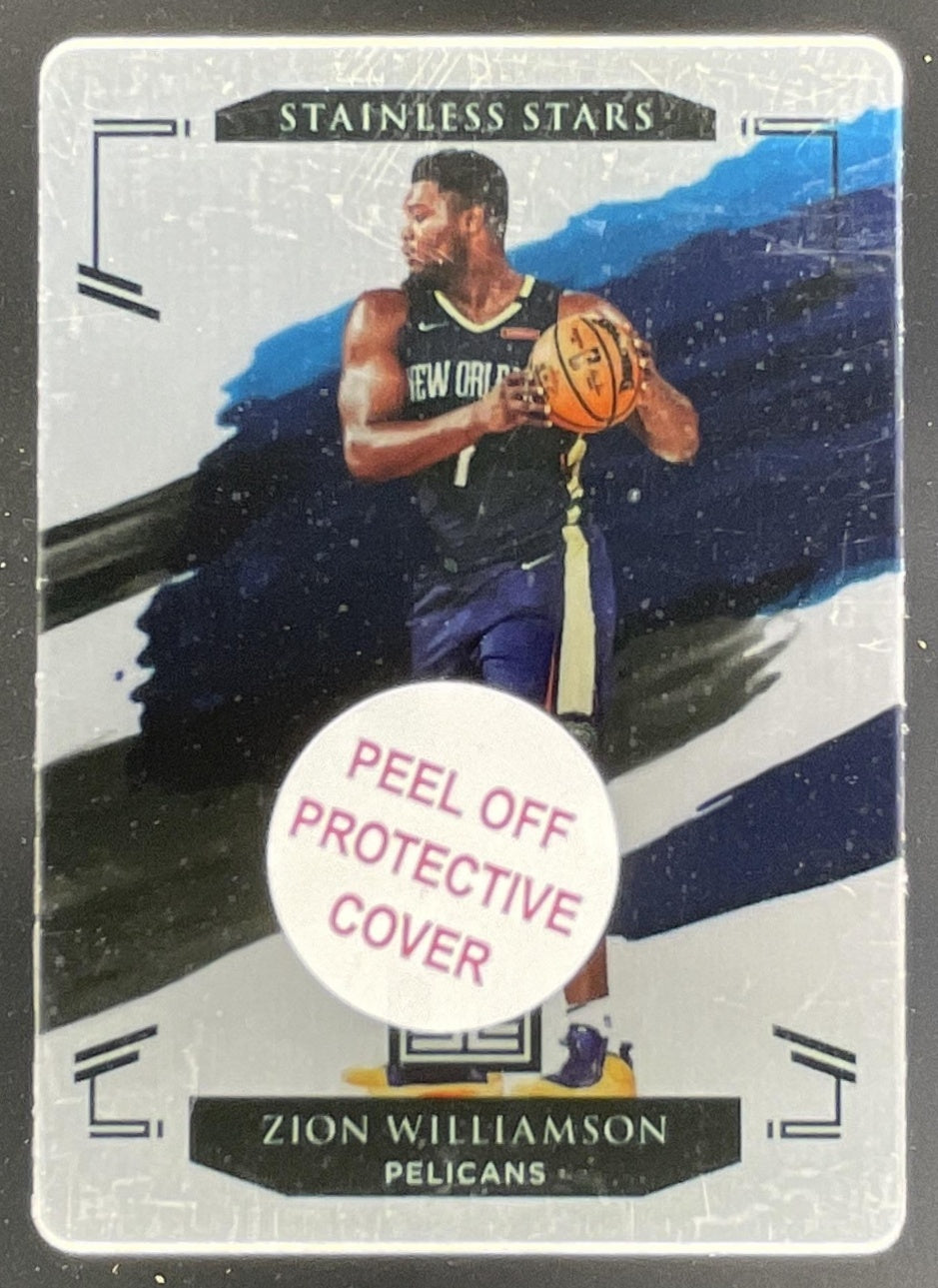 2020-21 Panini Impeccable Stainless Stars #5 Zion Williamson /99 2020-21 Panini Impeccable Stainless Stars #5 Zion Williamson /99